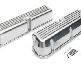 Trans-Dapt Performance VALVE COVERS ALUMINUM FORD 289-351W FINNED TALL