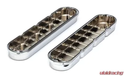 Trans-Dapt Performance VALVE COVER CAST ALUMINUM LS CHROME - 6370