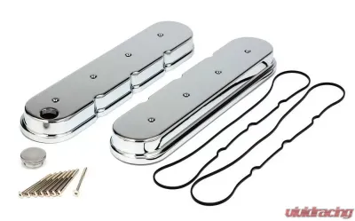 Trans-Dapt Performance VALVE COVER CAST ALUMINUM LS CHROME - 6370
