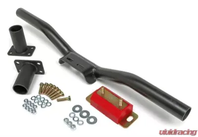 Trans-Dapt Performance C4 & C6 TRANSMISSION CROSSMEMBER KIT; 3 in. DROP; POLYURETHANE PAD - 6525
