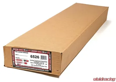 Trans-Dapt Performance C4 & C6 TRANSMISSION CROSSMEMBER KIT; 6 in. DROP; RUBBER PAD - 6526