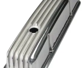 Trans-Dapt Performance FINNED-STYLE Retro Valve Covers; TALL; 1958-1986 CHEVROLET 283-350- ALUMINUM Chevrolet