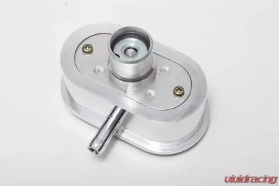 Trans-Dapt Performance Finned Aluminum PCV Push-In Breather For 1-1/4 in. Holes-Polished/Satin - 6618
