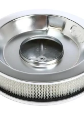 Trans-Dapt Performance Round Air Cleaner Set PINSTRIPE (Ball-Milling); 14 in. x 3 in.- ALUMINUM                                     - 6700 - Image 3