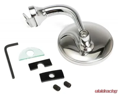 Trans-Dapt Performance CHROME STEEL 3 in. PEEP MIRROR - 6976