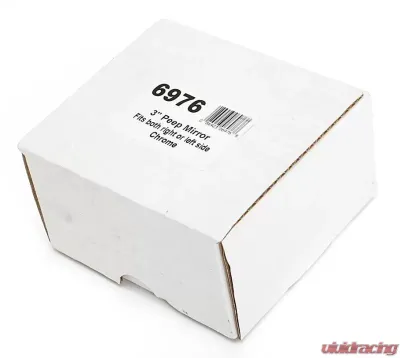 Trans-Dapt Performance CHROME STEEL 3 in. PEEP MIRROR - 6976