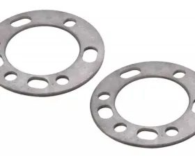 Trans-Dapt Performance 6 LUG Disc Brake Spacers; 5-1/2 in. Bolt Circle Diameter; 1/4 in. Thick (Pr)
