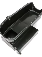 Trans-Dapt Performance SB CHEVY ('55-79) CLAIMER OIL PAN 283-400 8QT DRIVERS SIDE DIPSTICK- BLACK                                     - 7113 - Image 2