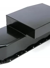 Trans-Dapt Performance SB CHEVY ('55-79) CLAIMER OIL PAN 283-400 8QT DRIVERS SIDE DIPSTICK- BLACK                                     - 7113 - Image 3