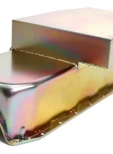 Trans-Dapt Performance SB CHEVY ('55-79) CLAIMER OIL PAN 283-400; 8QT; DRIVERS SIDE DIPSTICK- ZINC                                     - 7115 - Image 4