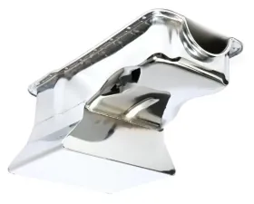 Trans-Dapt Performance SB FORD OIL PAN 1965-1987 260-289-302 7QT FRONT SUMP CHROME