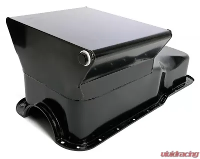 Trans-Dapt Performance SB FORD OIL PAN 1965-1987 260-289-302 7QT FRONT SUMP BLACK - 7418