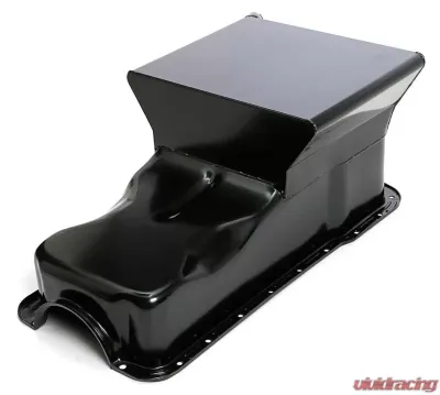 Trans-Dapt Performance SB FORD OIL PAN 1965-1987 260-289-302 7QT FRONT SUMP BLACK - 7418