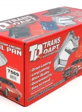 Trans-Dapt Performance SB Chevy 283-400 (55-79) Oil Pan (6 Qt); 8-1/4 in. Deep; '62-67 Chevy II- BLACK Chevrolet Chevy II 1963-1967                                     - 7569 - Image 4