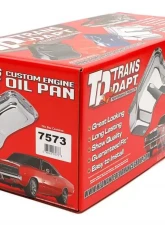 Trans-Dapt Performance 1966-Up Mopar 361-440 B and RB, 426 OEM-Style Oil Pan- Asphalt Black (7 Qt)                                     - 7573 - Image 4