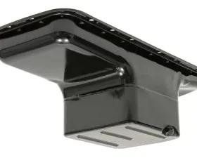 Trans-Dapt Performance 1966-Up Mopar 361-440 B and RB, 426 OEM-Style Oil Pan- Asphalt Black (7 Qt)