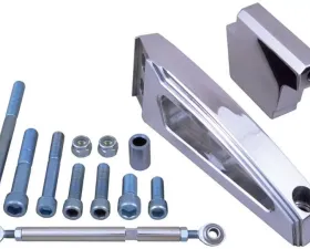 Trans-Dapt Performance Air Cond/Alternator Bracket Set;65-68 BB Chevy(short water pump)-Billet Aluminum Chevrolet 6.5L V8