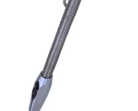 Trans-Dapt Performance Aluminum Oil Pan Dipstick; Braided Tube- 1980-85 SB Chevy 305-350 Chevrolet