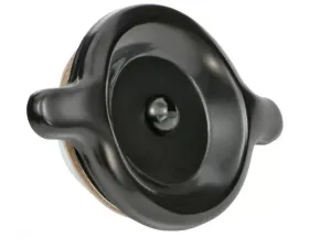 Trans-Dapt Performance TWIST-IN OIL CAP; BLACK STEEL