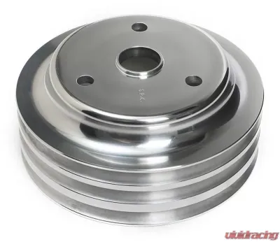 Trans-Dapt Performance CRANKSHAFT Pulley; 3 Groove; 55-68 CHEVROLET 283-350; LONG W/P- Pol. ALUMINUM Chevrolet Truck 1959 4.6L V8 - 6058