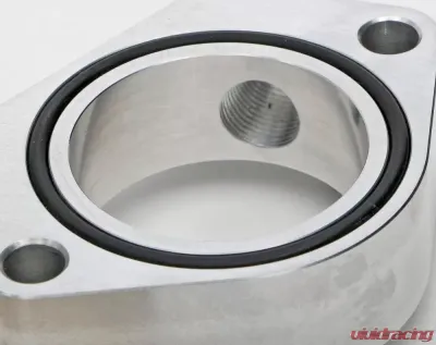 Trans-Dapt Performance 1 IN. BILLET WATER NECK RISER WITH 3/8 IN. NPT PORTS - 6104