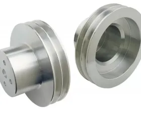 Trans-Dapt Performance WATER PUMP Pulley; 2 Groove; OLDSMOBILE 330-455- Mach. ALUMINUM
