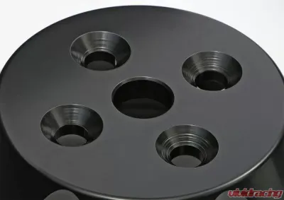 Trans-Dapt Performance ALUMINUM BB CHEVY WATER PUMP PULLEY; 1 GROOVE; SHORT WATER PUMP- BLACK FINISH - 7134