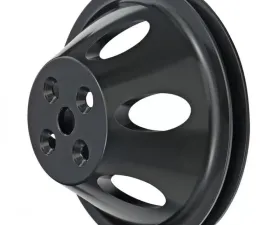 Trans-Dapt Performance ALUMINUM BB CHEVY WATER PUMP PULLEY; 1 GROOVE; SHORT WATER PUMP- BLACK FINISH