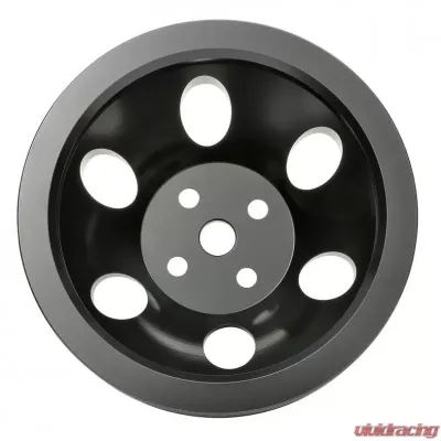 Trans-Dapt Performance ALUMINUM BB CHEVY WATER PUMP PULLEY; 2 GROOVE; SHORT WATER PUMP- BLACK FINISH - 7135