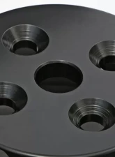 Trans-Dapt Performance ALUMINUM BB CHEVY WATER PUMP PULLEY; 2 GROOVE; SHORT WATER PUMP- BLACK FINISH                                     - 7135 - Image 2