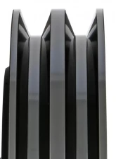 Trans-Dapt Performance ALUMINUM BB CHEVY CRANKSHAFT PULLEY; 2 GROOVE; SHORT WATER PUMP- BLACK FINISH                                     - 7137 - Image 3