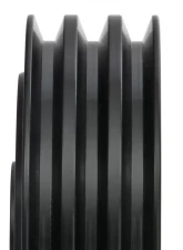 Trans-Dapt Performance ALUMINUM BB CHEVY CRANKSHAFT PULLEY; 3 GROOVE; SHORT WATER PUMP- BLACK FINISH                                     - 7138 - Image 2