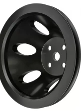 Trans-Dapt Performance ALUMINUM SB CHEVY WATER PUMP PULLEY; 1 GROOVE; SHORT WATER PUMP- BLACK FINISH                                     - 7140 - Image 4