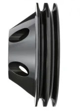 Trans-Dapt Performance ALUMINUM SB CHEVY WATER PUMP PULLEY; 2 GROOVE; SHORT WATER PUMP- BLACK FINISH                                     - 7141 - Image 3