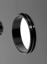 Trans-Dapt Performance ALUMINUM SB CHEVY CRANKSHAFT PULLEY; 1 GROOVE; SHORT WATER PUMP- BLACK FINISH                                     - 7142 - Image 2