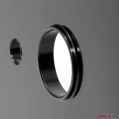 Trans-Dapt Performance ALUMINUM SB CHEVY CRANKSHAFT PULLEY; 1 GROOVE; SHORT WATER PUMP- BLACK FINISH - 7142