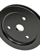 Trans-Dapt Performance ALUMINUM SB CHEVY CRANKSHAFT PULLEY; 1 GROOVE; SHORT WATER PUMP- BLACK FINISH                                     - 7142 - Image 5