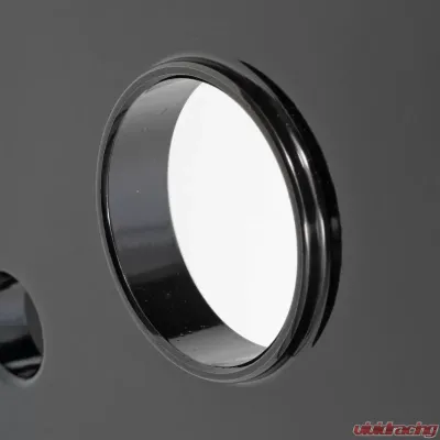 Trans-Dapt Performance ALUMINUM SB CHEVY CRANKSHAFT PULLEY; 2 GROOVE; SHORT WATER PUMP- BLACK FINISH - 7143