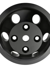 Trans-Dapt Performance ALUMINUM SB CHEVY WATER PUMP PULLEY; 2 GROOVE; LONG WATER PUMP- BLACK FINISH                                     - 7145 - Image 3
