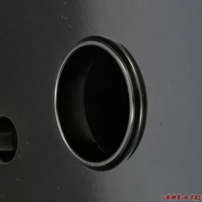 Trans-Dapt Performance ALUMINUM SB CHEVY CRANKSHAFT PULLEY; 2 GROOVE; LONG WATER PUMP- BLACK FINISH - 7147