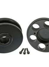 Trans-Dapt Performance ALUMINUM SB CHEVY ALTERNATOR PULLEY- BLACK FINISH                                     - 7149 - Image 3