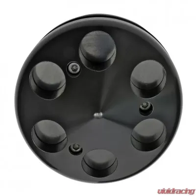 Trans-Dapt Performance ALUMINUM SB CHEVY ALTERNATOR PULLEY- BLACK FINISH - 7149