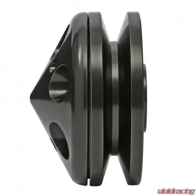 Trans-Dapt Performance ALUMINUM SB CHEVY ALTERNATOR PULLEY- BLACK FINISH - 7149
