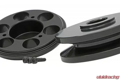 Trans-Dapt Performance ALUMINUM SB CHEVY ALTERNATOR PULLEY- BLACK FINISH - 7149