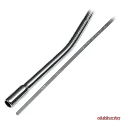 Trans-Dapt Performance PONTIAC V8 (NOT 389 OR 403) DIPSTICK; ALUMINUM HANDLE, STEEL STICK- BLACK FINISH - 7157