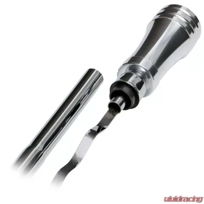 Trans-Dapt Performance PONTIAC V8 (NOT 389 OR 403) DIPSTICK; ALUMINUM HANDLE, STEEL STICK- BLACK FINISH - 7157