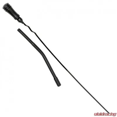 Trans-Dapt Performance PONTIAC V8 (NOT 389 OR 403) DIPSTICK; ALUMINUM HANDLE, STEEL STICK- BLACK FINISH - 7157