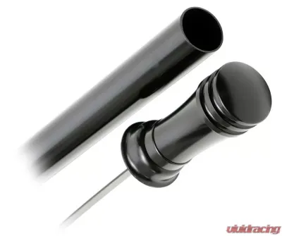 Trans-Dapt Performance CHEVY TH350 TRANS. DIPSTICK; 27 IN. LONG; ALUMINUM HANDLE/STEEL TUBE- BLACK - 7167
