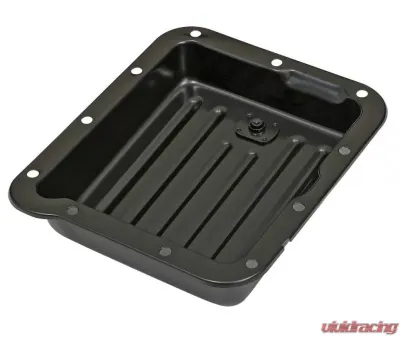 Trans-Dapt Performance FORD C4 TRANSMISSION PAN; STOCK DEPTH / STOCK CAPACITY; STEEL- BLACK FINISH - 7170
