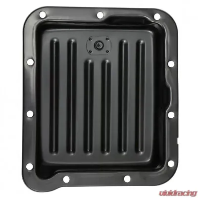 Trans-Dapt Performance FORD C4 TRANSMISSION PAN; STOCK DEPTH / STOCK CAPACITY; STEEL- BLACK FINISH - 7170